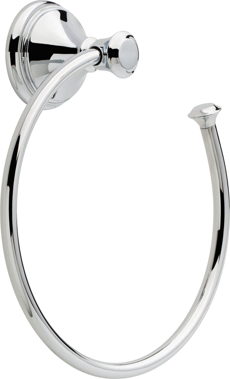 DELTA FAUCET 79746 Cassidy Wall Mounted Towel Ring in Polished Chrome